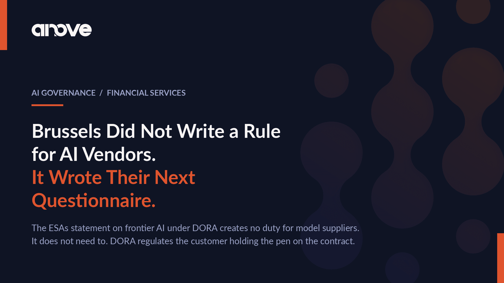 Brussels Did Not Write a Rule for AI Vendors. It Wrote Their Next Questionnaire.