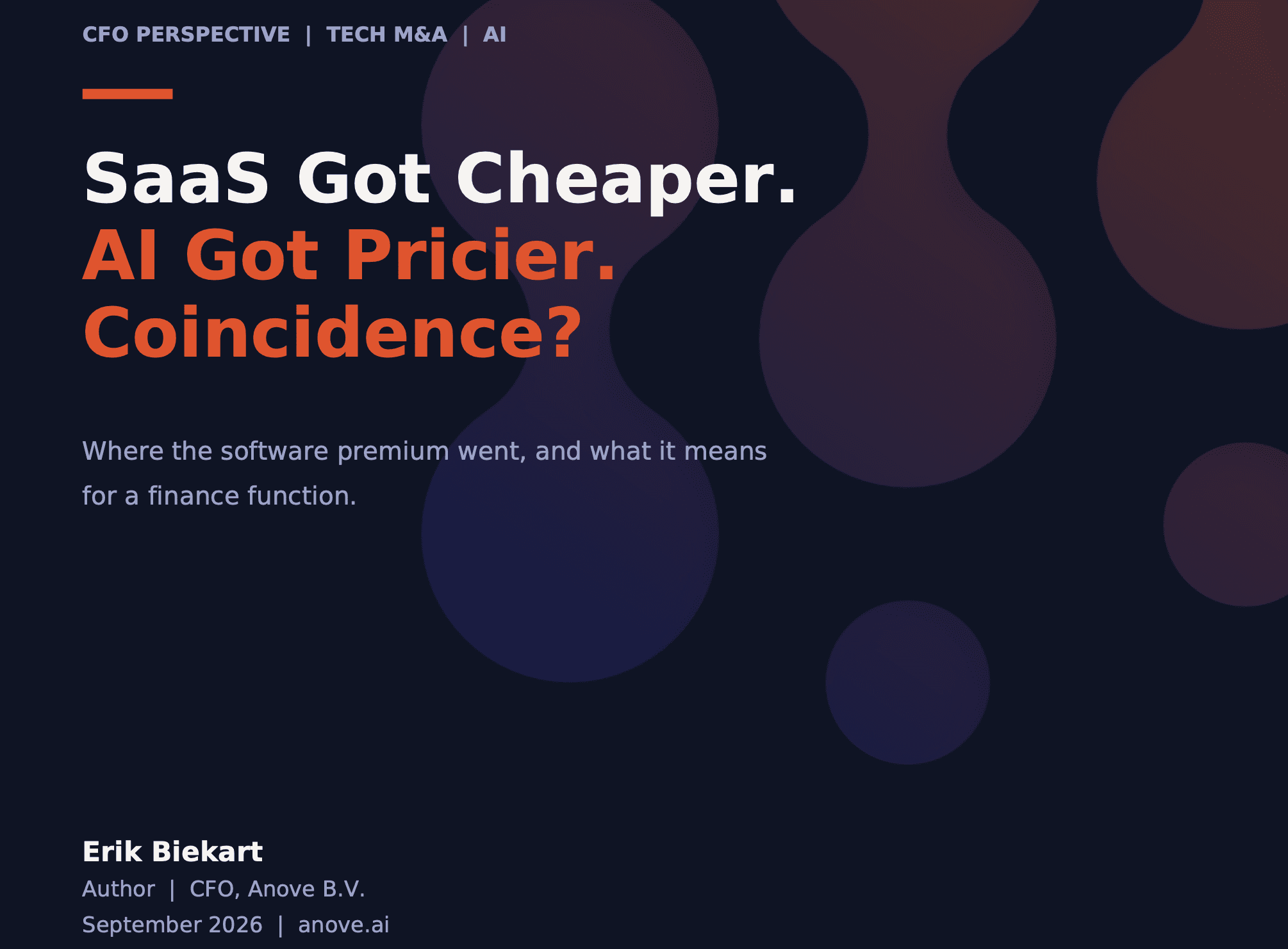 SaaS Got Cheaper. AI Got Pricier. Coincidence?