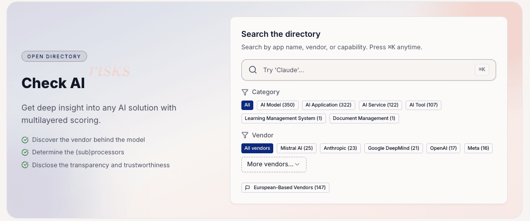 Supply Chain Explorer, ChainShield & Filters