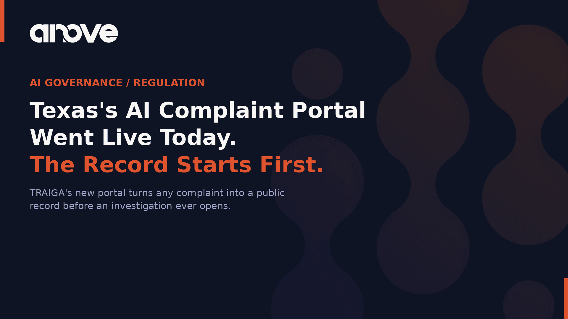 Texas's AI Complaint Portal Went Live Today. The Public Record Starts Before Any Verdict.